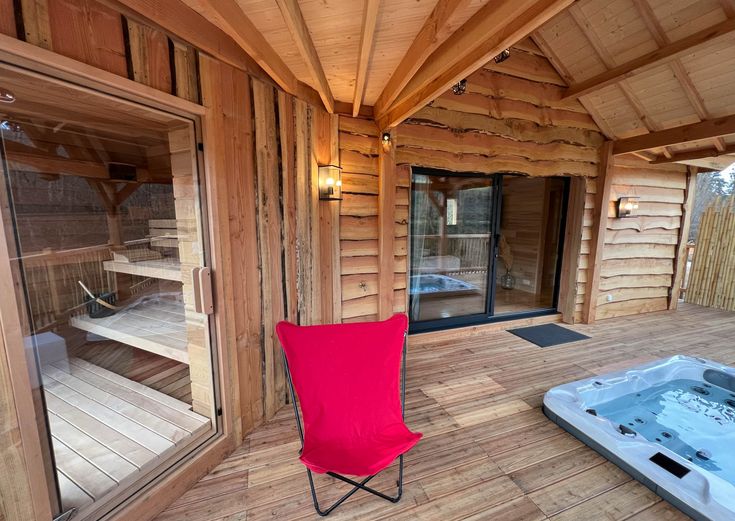 sauna et spa cabane laurier