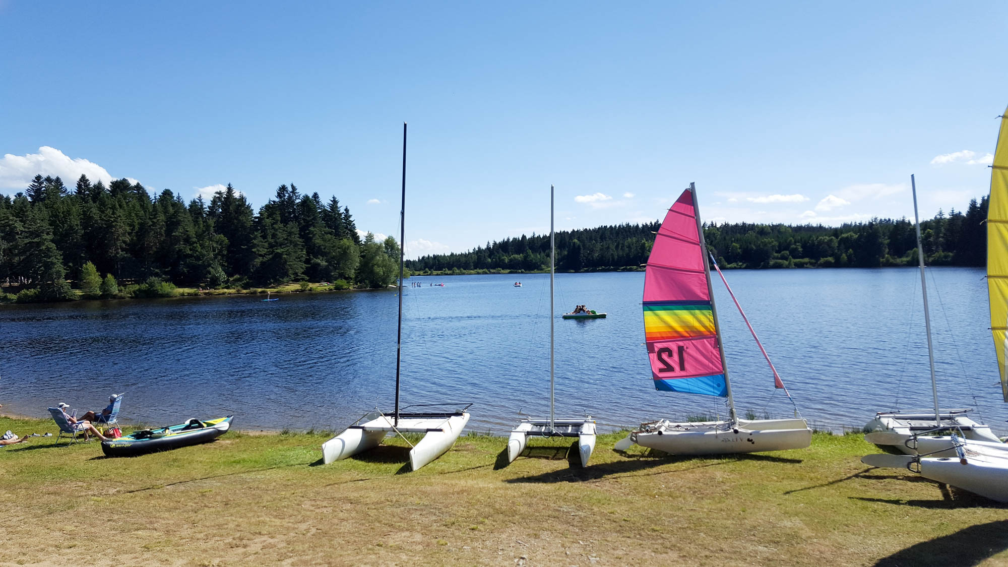 activités nautique sur lac