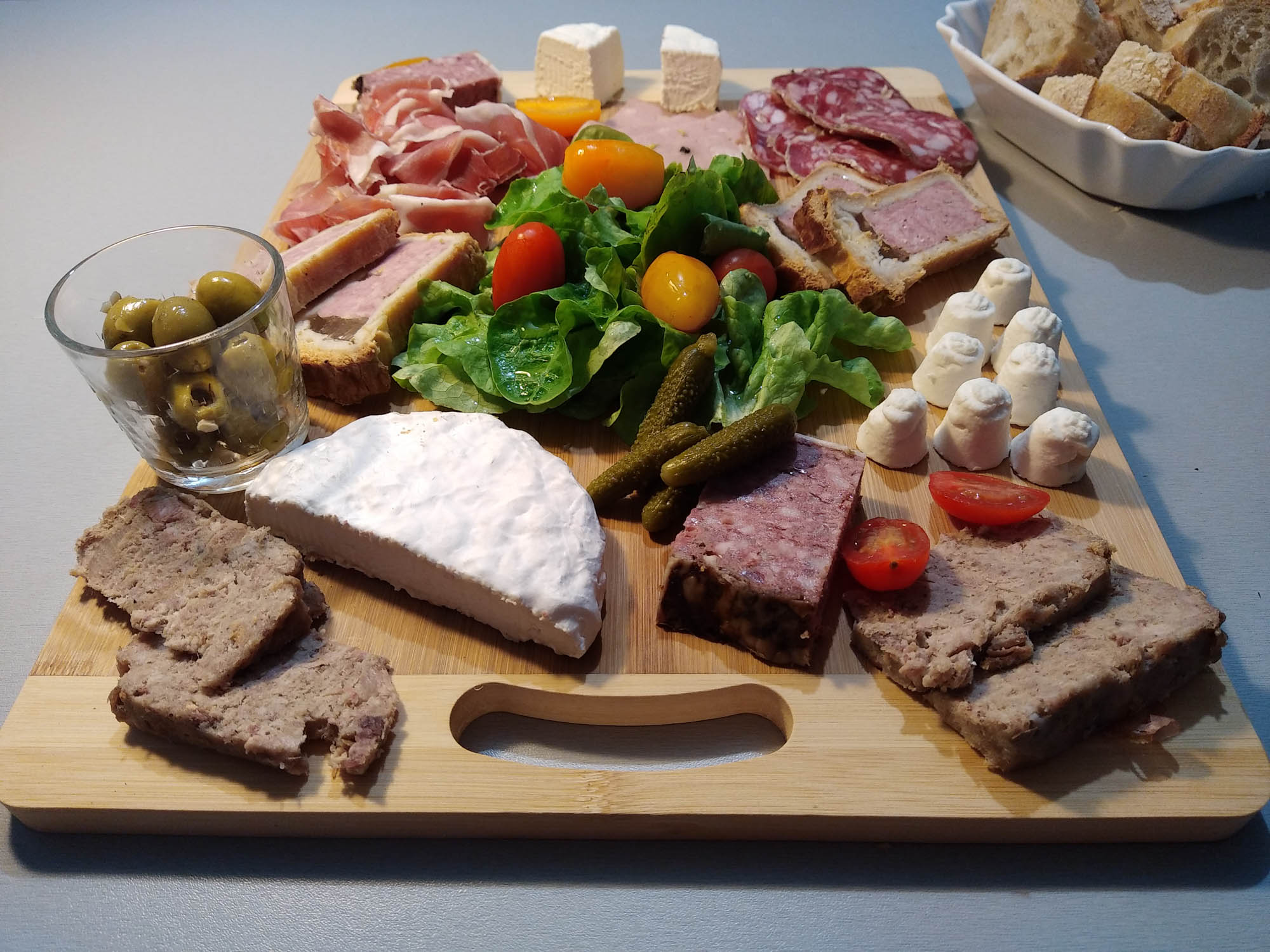 charcuterie and cheese board